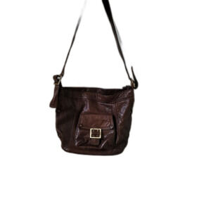 Vintage Stone Mountain Leather Bag